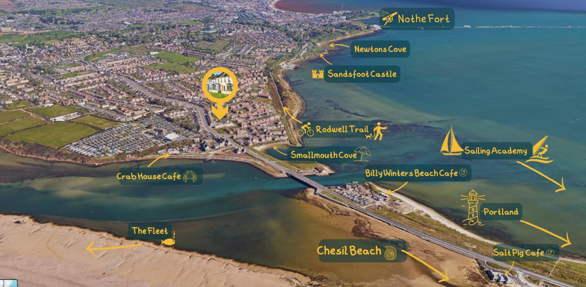 Spindrift - Views Of Chesil Beach Dog Friendly Уэймут Экстерьер фото